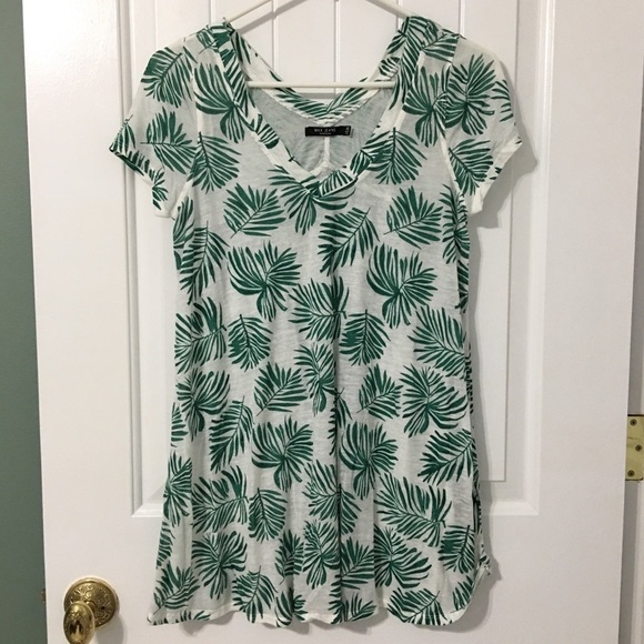 Max Jeans Tropical Print Tee - Picture 1 of 4